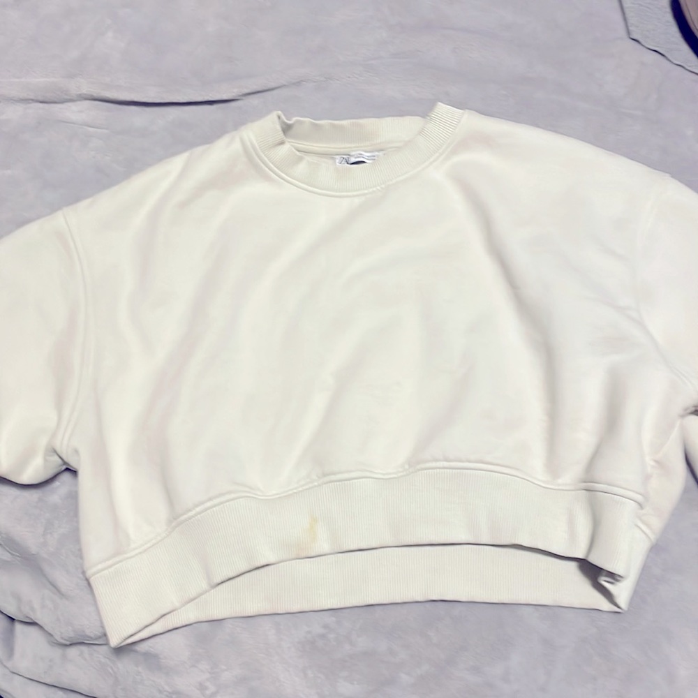 Medium Zara cropped sweatshirt